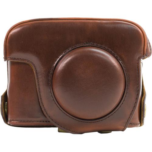 MegaGear PU Leather Camera Case and Strap for Canon PowerShot G16