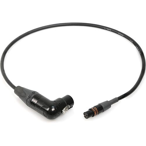 Remote Audio Balanced Adapter Cable XLR3F Right Angle to TA3F