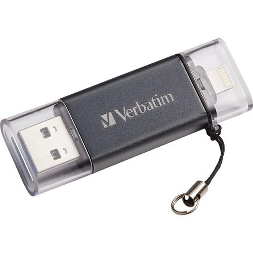 Verbatim 16GB iStore 'n' Go Dual USB 3.0 Flash Drive, Verbatim, 16GB, iStore, 'n', Go, Dual, USB, 3.0, Flash, Drive