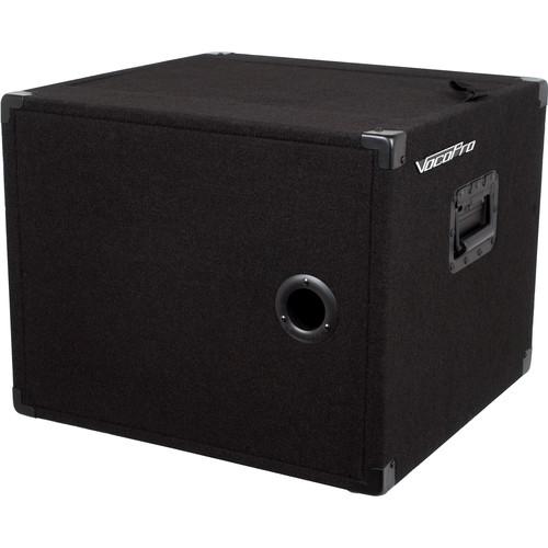 VocoPro RC-8 Carpet Road Case with Removable Doors