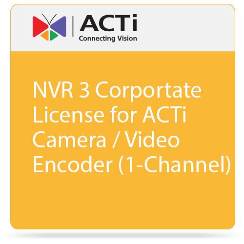 ACTi NVR 3 Corportate License for ACTi Camera Video Encoder