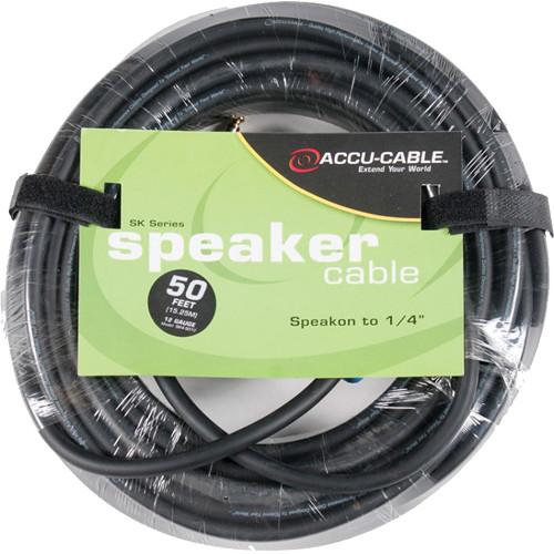 American DJ SK45012 Speakon to 1 4" 12 Gauge Speaker Cable