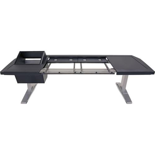 Argosy Eclipse 2-Bucket Console Workspace for Avid S6 Workstation with Left Side 8 RU and Right Side Desk Surface Black,