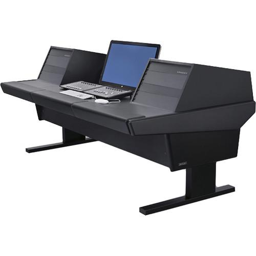 Argosy V2R Universal Workstation Desk with Two VR1005 10U Front, 5U Rear Module