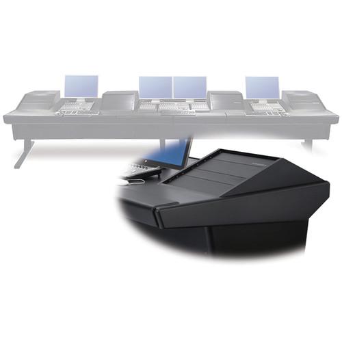 Argosy V4RGE Universal Workstation Desk with Four VR1000 10 Upper Rack Module