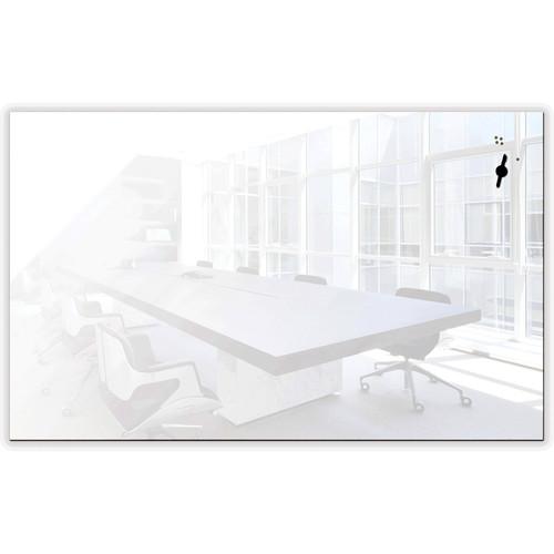 Balt Luxe Glass 78" Magnetic Whiteboard with Corning Gorilla Glass