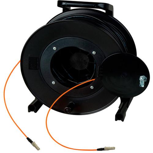 Camplex HF-TR1M1-LC-1000 TAC1 Simplex 1-Channel OM1 Multimode LC Fiber Optic Tactical Cable on JackReel-F4