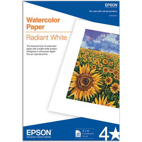 Epson Watercolor Paper Radiant White