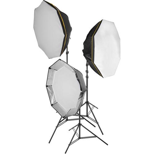 Genaray LED OctaLux 3-Light Kit