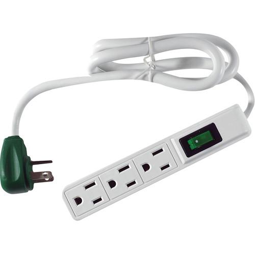 Go Green 3-Outlet Power Strip