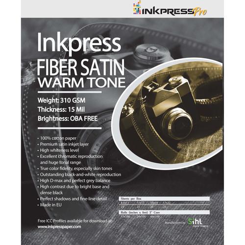 Inkpress Media Fiber Satin Warm Tone Paper