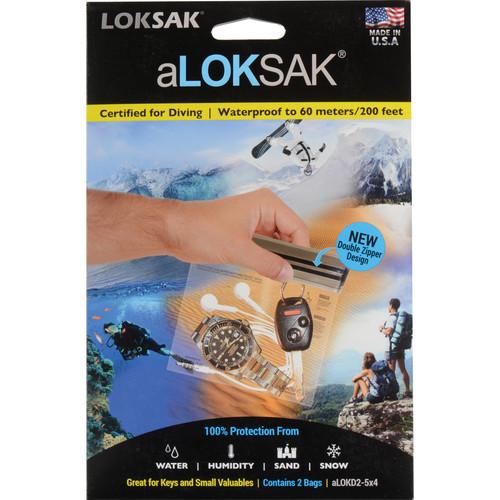 LOKSAK aLOKSAK Waterproof Bags - 5 x 4"