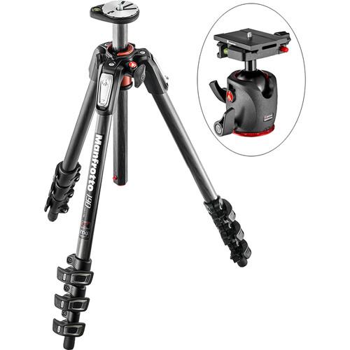 Manfrotto MT190CXPRO4 Carbon Fiber Tripod w XPRO Ball Head w Top Lock Quick Release System