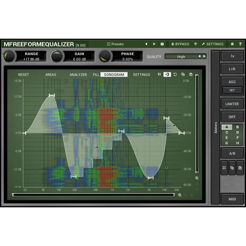 MeldaProduction MFreeformEqualizer - Customizable Filter Shape EQ Plug-In