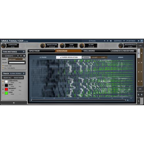 MeldaProduction MMultiAnalyzer - Multitrack Analyzer and Sonogram Plug-In