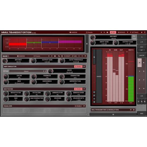 MeldaProduction MMultiBandDistortion - Digital Distortion Plug-In