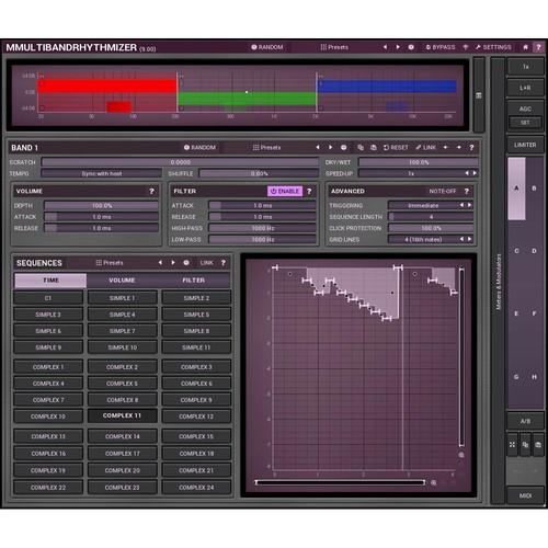 MeldaProduction MMultiBandRhythmizer - Time Manipulation Effect Plug-In