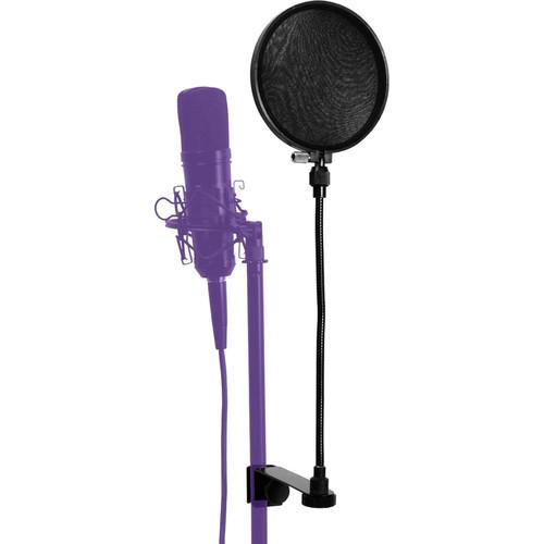 On-Stage Pop Blocker with 12" Flexible Gooseneck & Replacement Liners