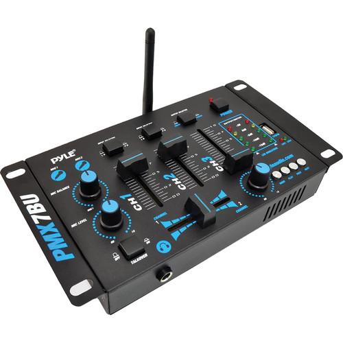 Pyle Pro PMX7BU Compact Bluetooth DJ Mixer