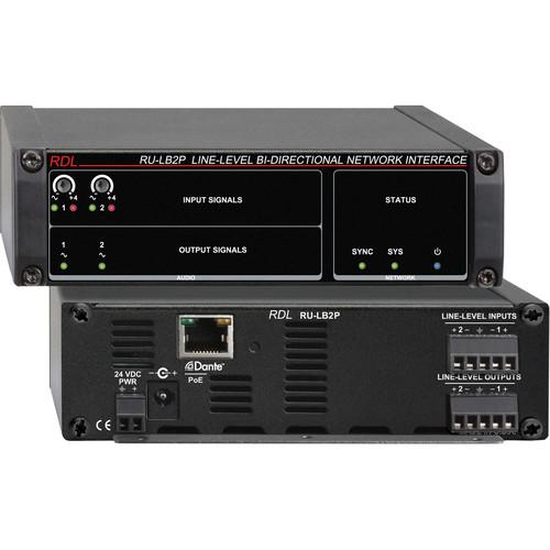 RDL RU-LB2P Line-Level Bi-Directional Network Interface