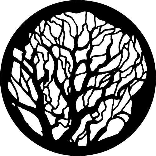Rosco Standard Steel Gobo #7100 - Tree 2 - Size A 100mm