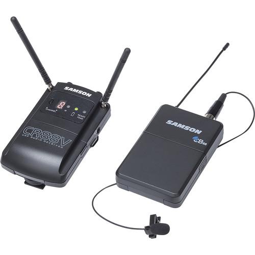 Samson Concert 88 Camera UHF Wireless Lavalier Mic System