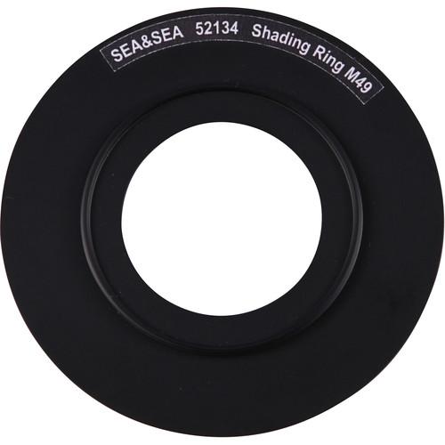 Sea & Sea Anti-Reflective Shading Ring M49 for Sony SEL16F28 16mm f 2.8 Lens in ML Dome Port