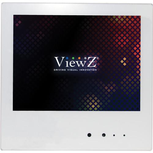 ViewZ VZ-PVM-Z1W2 9.7" Public View LED-Backlit CCTV Monitor with Embedded Camera