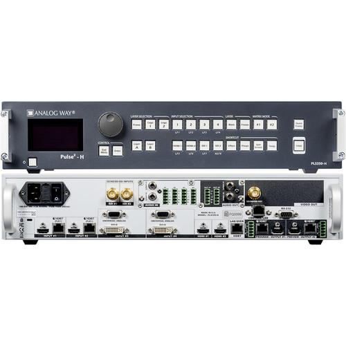 Analog Way 8-Input Hi-Resolution Mixer Seamless Switcher with 2-HDBaseT INs 2-Mirrored HDMI HDBaset OutPuts