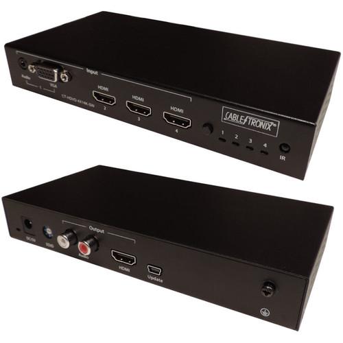 CableTronix CT-HDVD-4X14K-SW 4x1 High-Definition Switcher