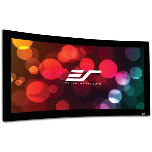 Elite Screens CURVE180H-A1080P3 Lunette 88.3 x 156.9" Fixed Frame Projection Screen