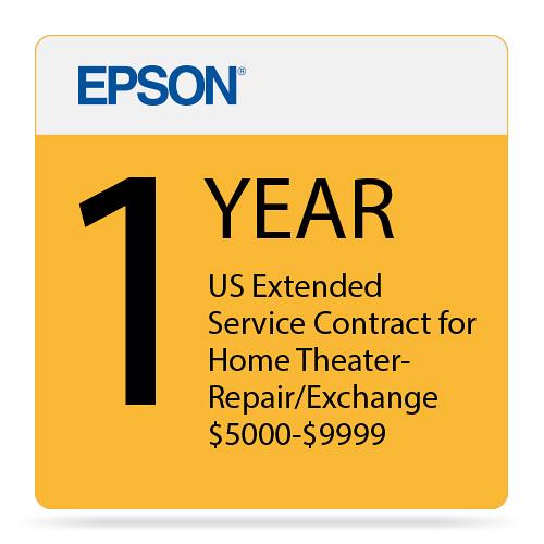 Epson 1-Year US Extended Service Contract for Home Theater Repair Exchange