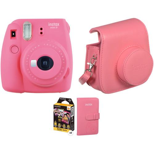 FUJIFILM INSTAX Mini 9 Instant Film Camera with Film and Accessories Kit