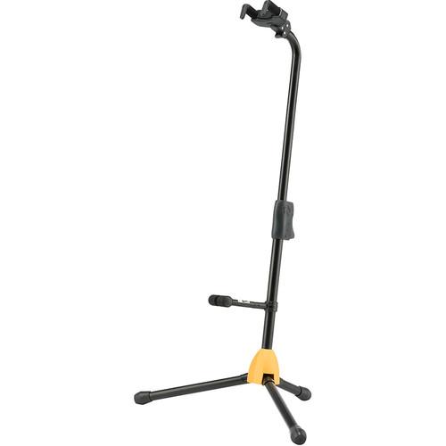 HERCULES Stands Auto-Grip Single-Guitar Stand with Backrest