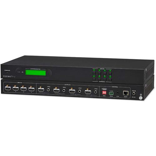 KanexPro 4x4 HDMI 2.0 Matrix Switcher with 4K 60 Hz