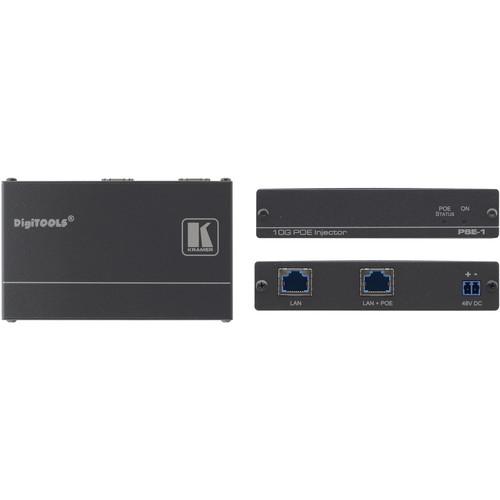 Kramer PSE-1 10Gb UHD Power Over Ethernet Injector