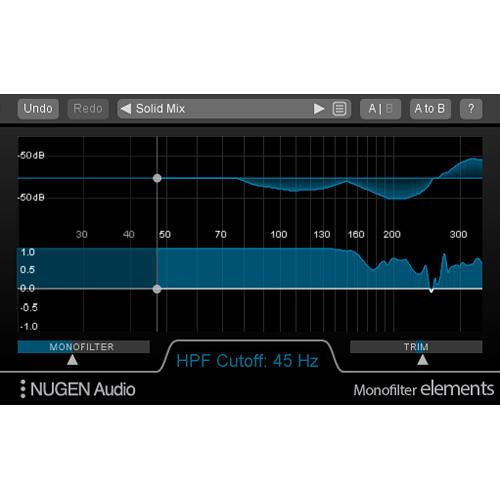 NuGen Audio Monofilter Elements - Bass Management Plug-In