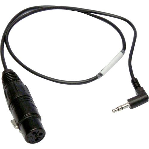 PSC Red Epic XLR to Right Angle 1 8" Stereo Mini Jack Audio Input Cable