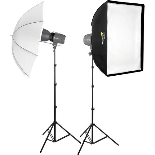 Angler Glamour Flash 160Ws 2-Monolight Kit with Stands and Accessories