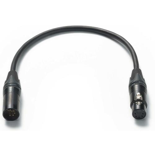 ARRI 5-Pin XLR Male to 5-Pin XLR Female Short Audio Cable
