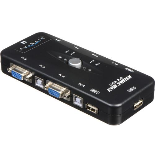 Avinair Spitfire 4-Port KVM Switch