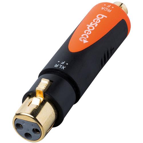 Bespeco SLAD320 XLR Female to RCA Female Silos Adapter