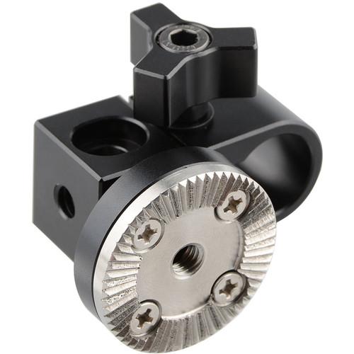 CAMVATE 15mm Single Rod Clamp with ARRI Rosette Mount for Handle Shoulder Rig