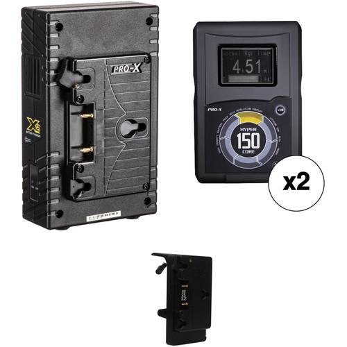 Core SWX HyperCore 150 Two-Battery Kit for Sony FS7 with X2A Vertical Charger