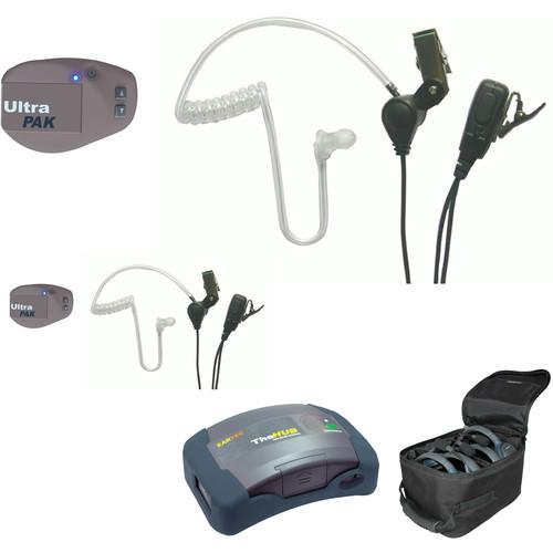 Eartec UPSST2 UltraPAK 2-Person HUB Intercom System with SST Headset