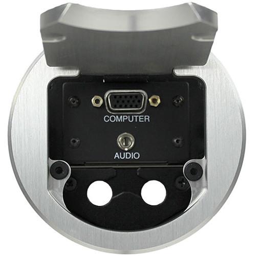 FSR T3-IPS Two-Space IPS Table Box with Two Cable Pull-Through Brackets