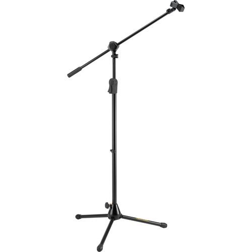 HERCULES Stands EZ Clutch Tripod Microphone Stand with 2-in-1 Boom