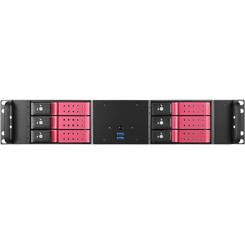 iStarUSA D-260HN 2U Compact 6 x 3.5" HDD Bay Trayless Hotswap microATX Chassis