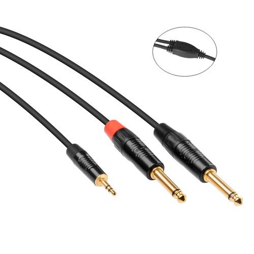 Kopul Stereo Mini to Dual 1 4" Y-Cable