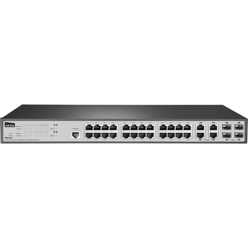 NUUO 24-Port PoE PoE Managed Switch with VLAN